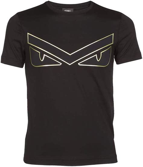 fendi playera negra|Camisetas y polos .